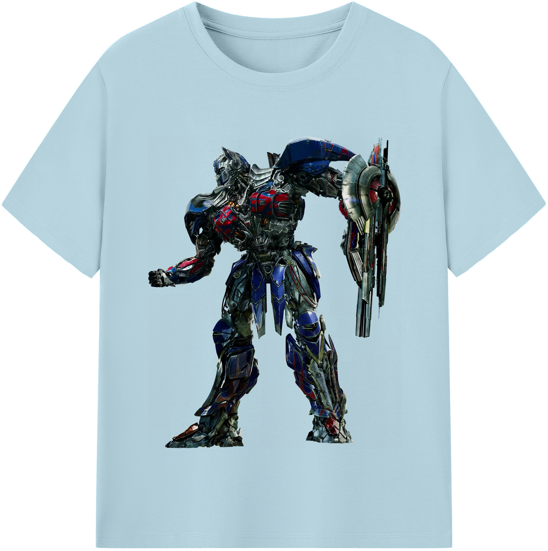 （画像用） Transformers トランスフォーマー 綿100％半袖Tシャツ（フロントプリント）